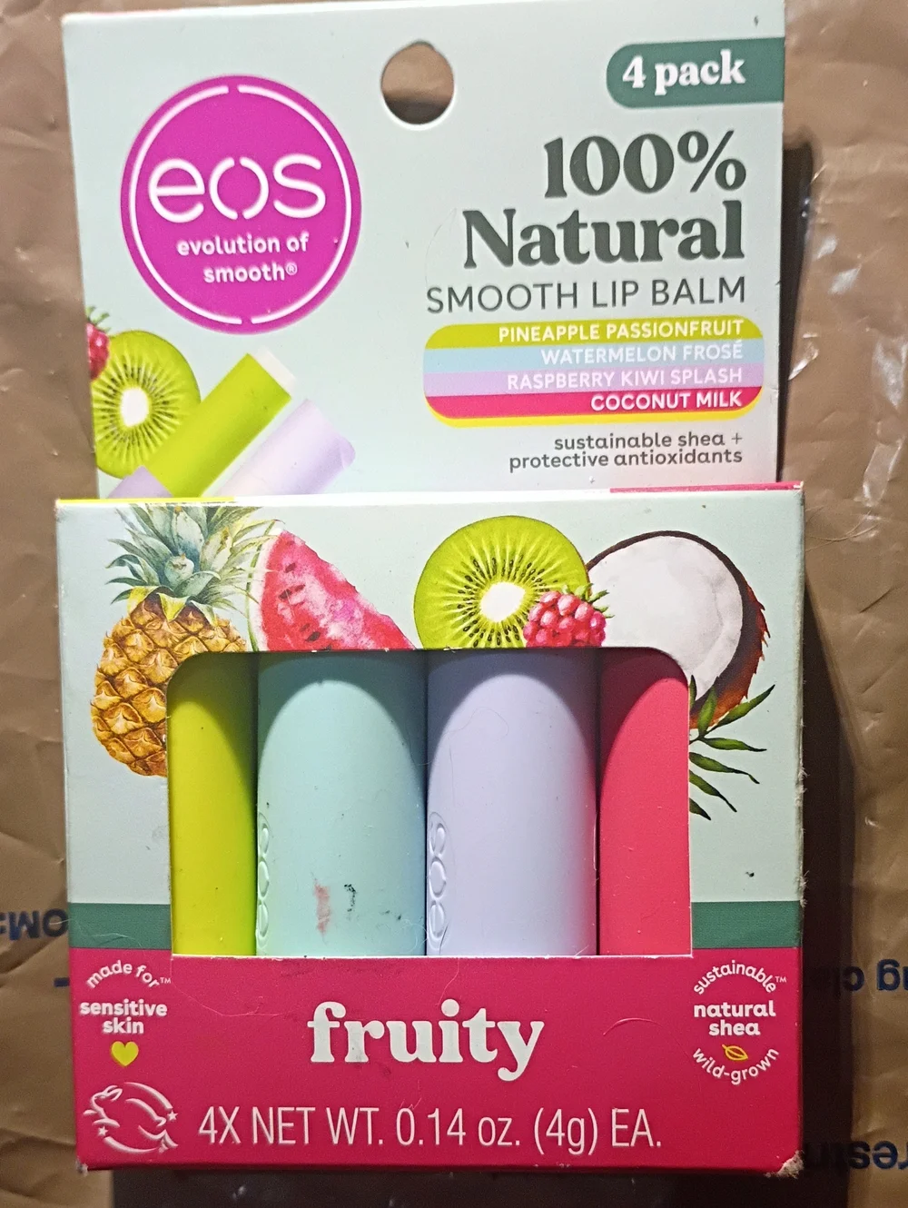 EOS Fresh & Cozy lotion & hand cream 2shave cream 24HR hydration & 4x lip balm